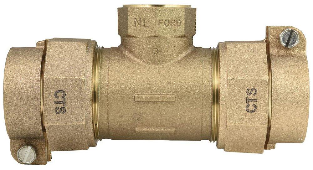 Ford Meter Box 2 X 2 X 1 In Pack Joint X Female Water Service Brass