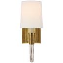 1-Light 40W 12-1/2 in. Wall Sconce in Hand-Rubbed Antique Brass