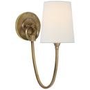 40W 1-Light 13 in. Wall Sconce in Hand-Rubbed Antique Brass