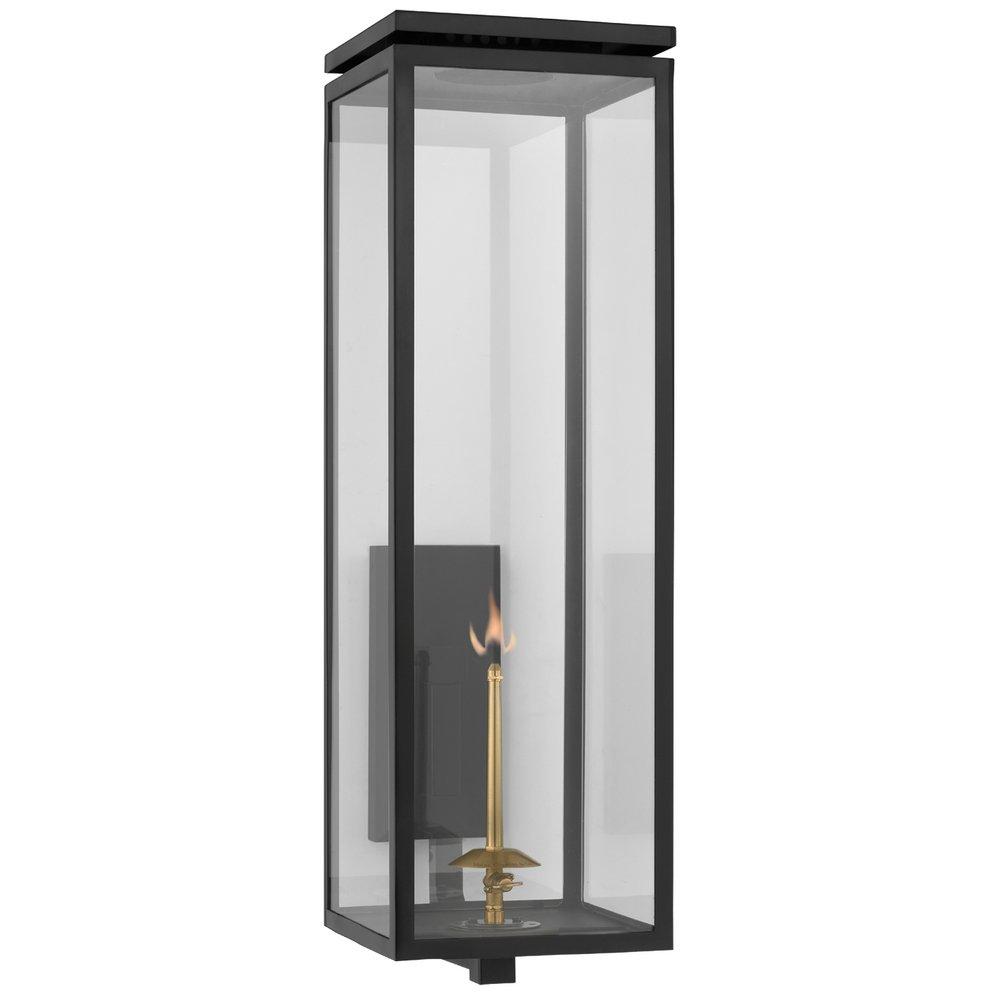 Visual Comfort & Co. Signature Matte Black 1-Light 30-1/2 in. Wall Sconce 