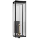 1-Light 30-1/2 in. Wall Sconce in Matte Black