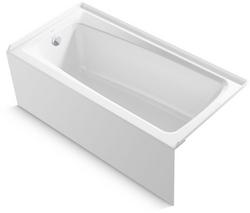 60 x 30 in. Soaker Alcove Bathtub Left Drain in White