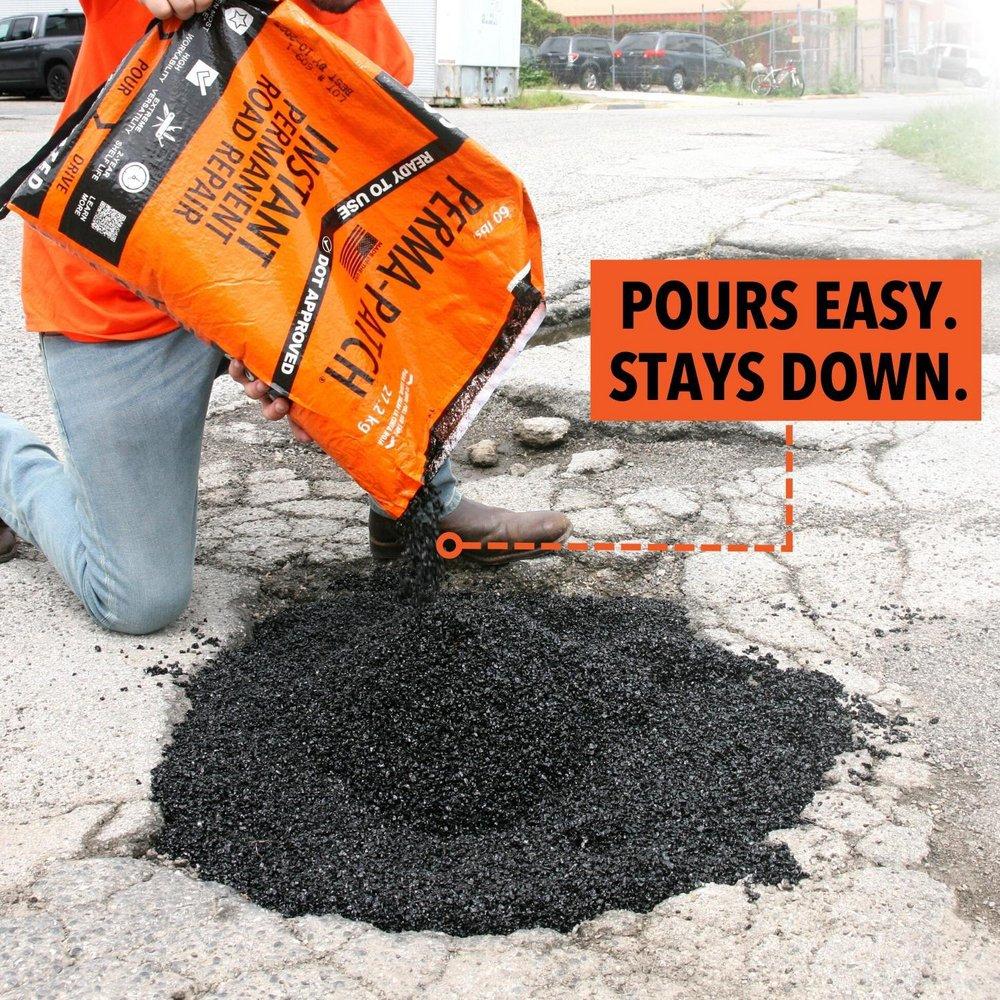 50 lb. All-Season Asphalt Repair Material 