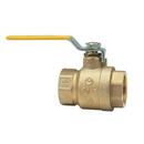 1/4 IN LEAD FREE 2-PIECE FULL PORT BALL VALVE WITH THREADED END CONNECTIONS CHROME PLATED BRASS BALL