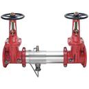 4 IN SS REDUCED PRESSURE ZONE ASSEMBLY BACKFLOW PREVENTER DOMESTIC OSY SHUTOFF VALVES BACKFLOW FLOOD SENSOR 