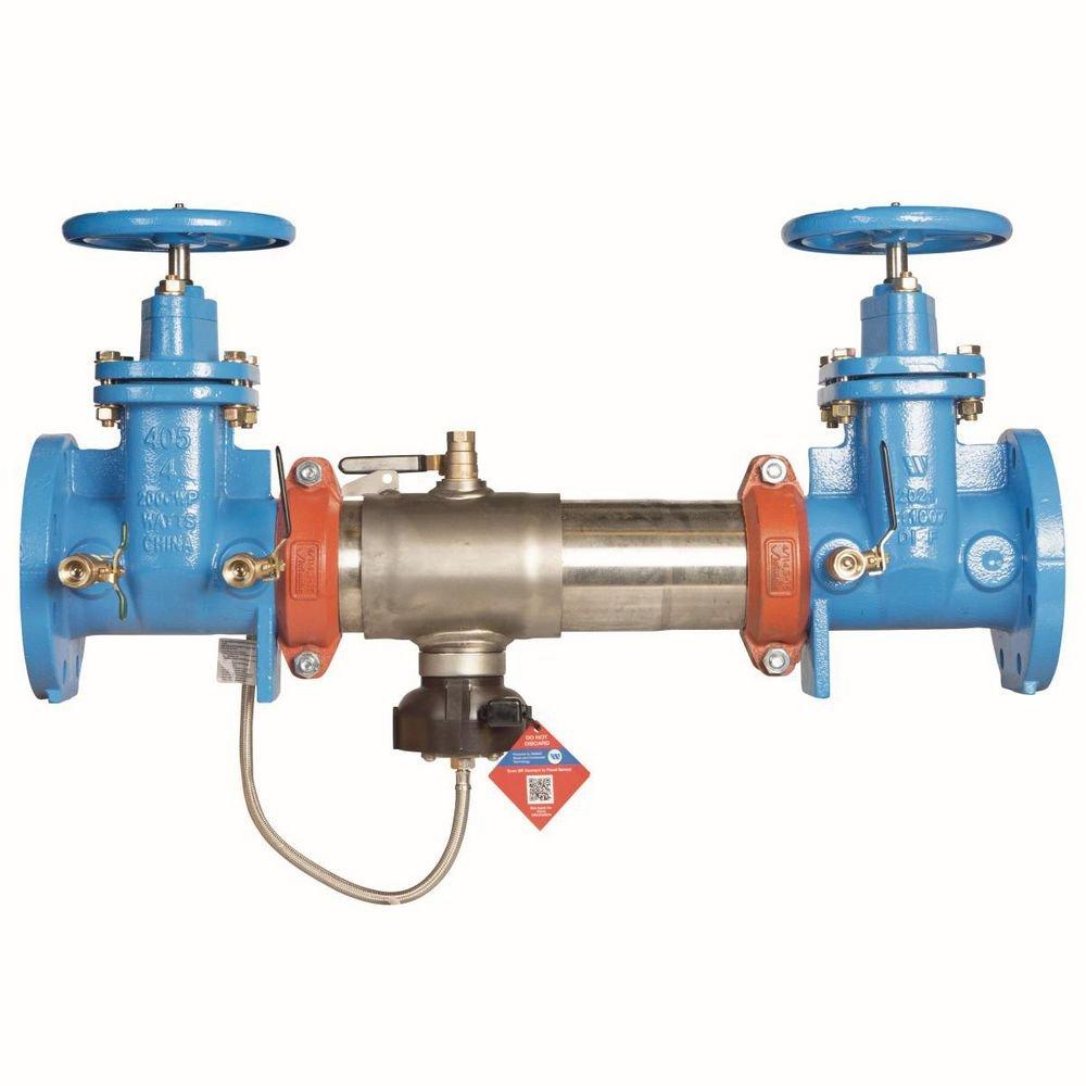 Watts 10 in. Stainless Steel Grooved Reduced Pressure Zone Assembly 