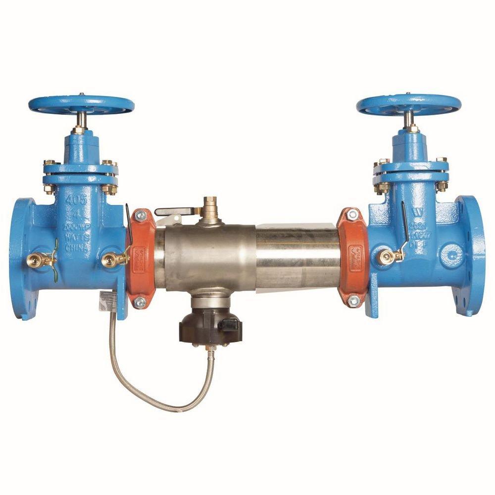 Watts 10 in. Stainless Steel Grooved Reduced Pressure Zone Assembly 