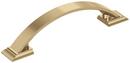 3-3/4 in. Center-to-Center Cabinet Pull in Champagne Bronze