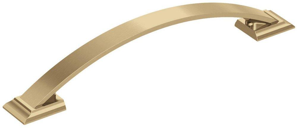 CANDLER 6-5/16 IN 160MM CENTER-TO-CENTER CHAMPAGNE BRONZE CABINET PULL 
