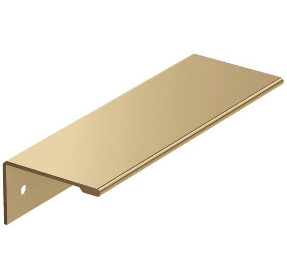 EDGE PULL 3-3/4 IN 96MM CENTER-TO-CENTER CHAMPAGNE BRONZE CABINET EDGE PULL 