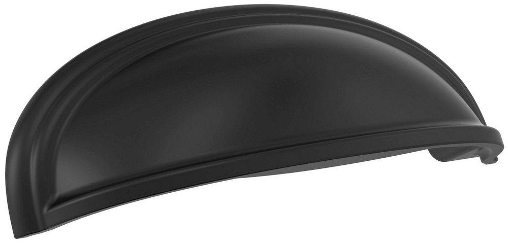 ASHBY 3 IN 76MM & 4 IN 102MM CENTER-TO-CENTER BLACK BRONZE CABINET CUP PULL 