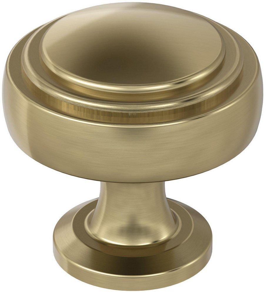 WINSOME 1-1/4 IN 32MM DIAMETER GOLDEN CHAMPAGNE CABINET KNOB 