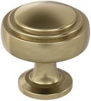 1-1/4 in. Round Cabinet Knob in Golden Champagne