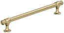 7-9/16 in. Center-to-Center Cabinet Pull in Golden Champagne