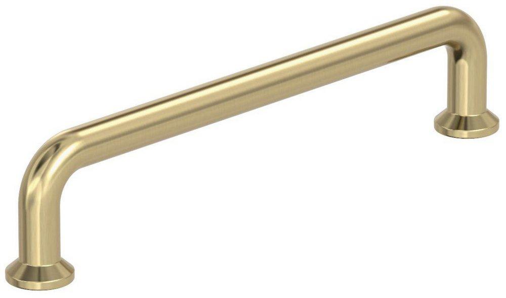 FACTOR 5-1/16 IN 128MM CENTER-TO-CENTER GOLDEN CHAMPAGNE CABINET PULL 
