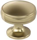 1-1/4 in. Round Cabinet Knob in Golden Champagne