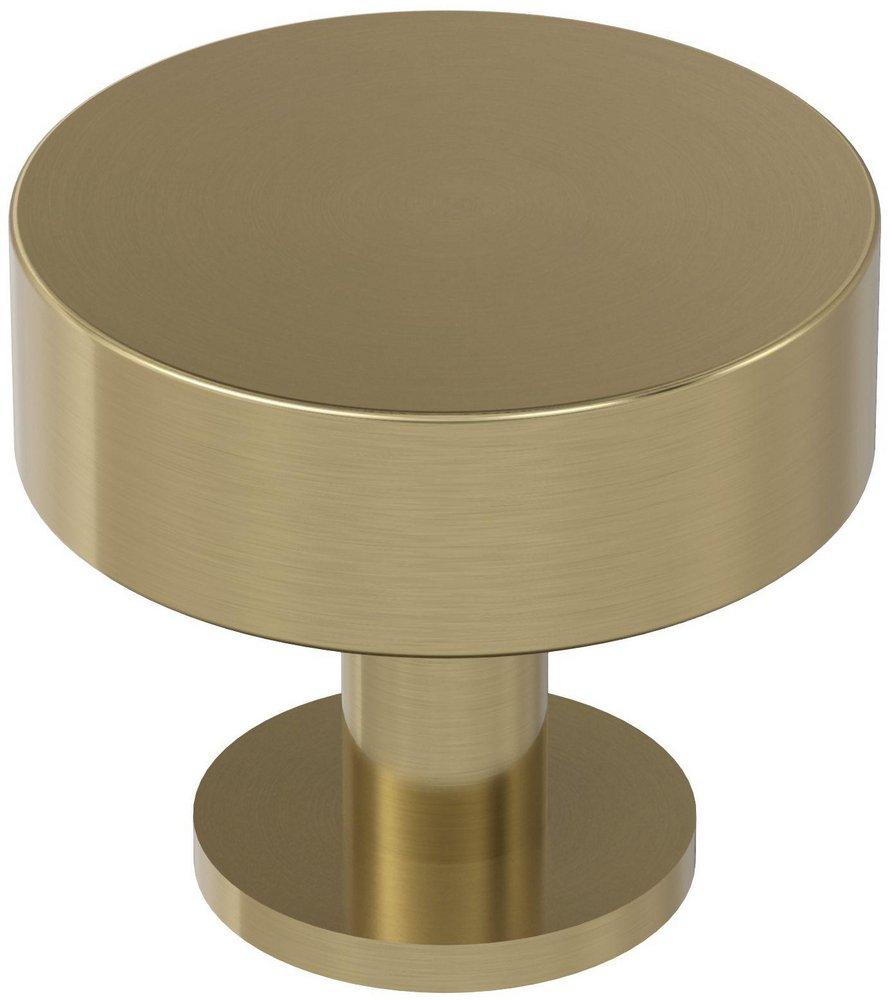 RADIUS 1-1/4 IN 32MM DIAMETER GOLDEN CHAMPAGNE CABINET KNOB 