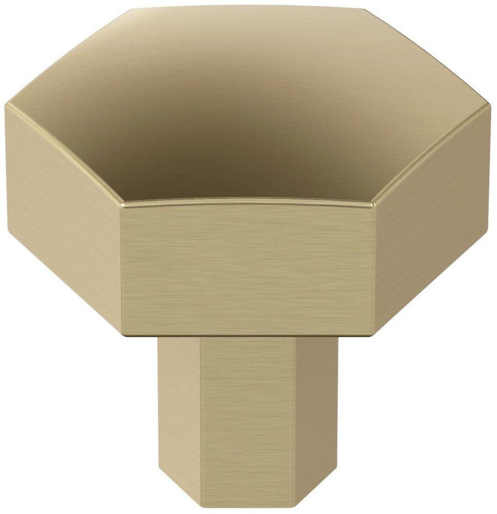 CALIBER 1-1/4 IN 32MM DIAMETER GOLDEN CHAMPAGNE CABINET KNOB 