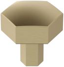 1-1/4 in Cabinet Knob in Golden Champagne