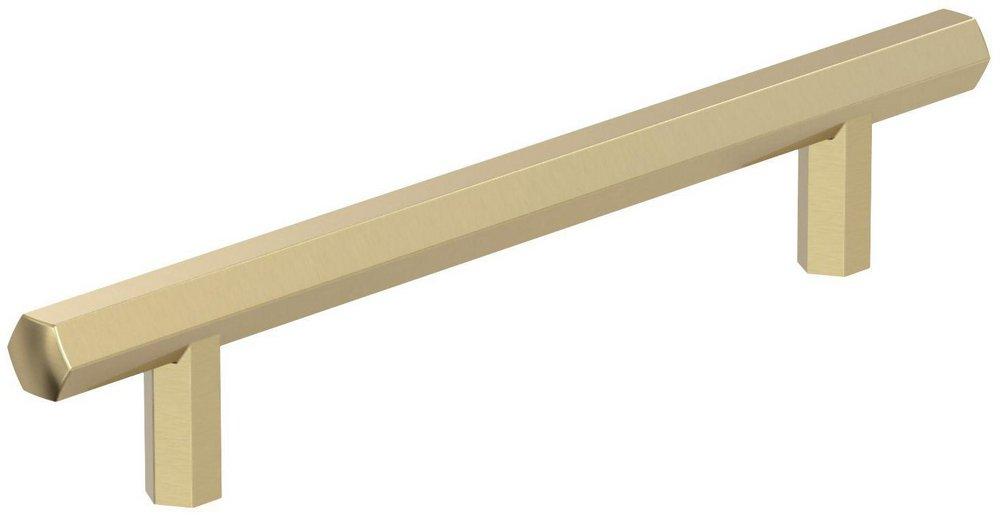 CALIBER 5-1/16 IN 128MM CENTER-TO-CENTER GOLDEN CHAMPAGNE CABINET PULL 