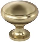 1-1/4 in. Round Cabinet Knob in Golden Champagne