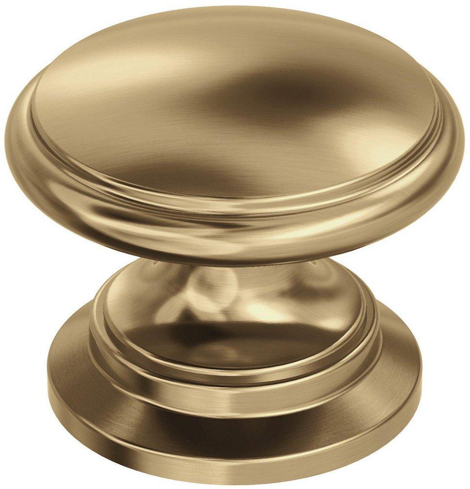 RAVINO 1-1/4 IN 32MM DIAMETER CHAMPAGNE BRONZE CABINET KNOB 