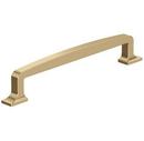 6-5/16 in. Center-to-Center Cabinet Pull in Champagne Bronze