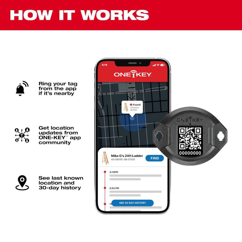 ONE-KEY BLUETOOTH TRACKING TAG 