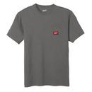 HEAVY DUTY POCKET T SS GRAY L