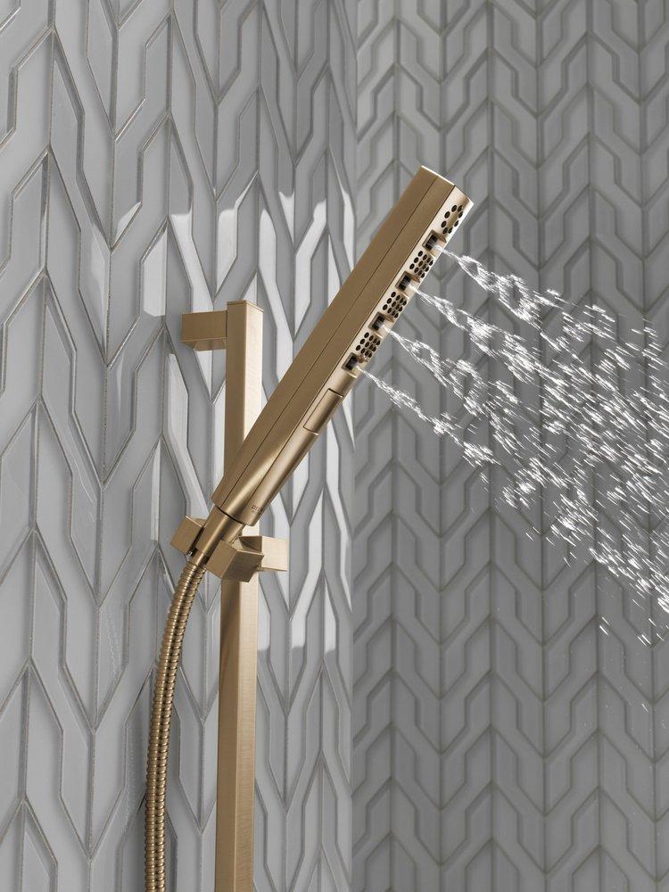 Delta Faucet Lumicoat Champagne Bronze Multi Function Hand Shower 