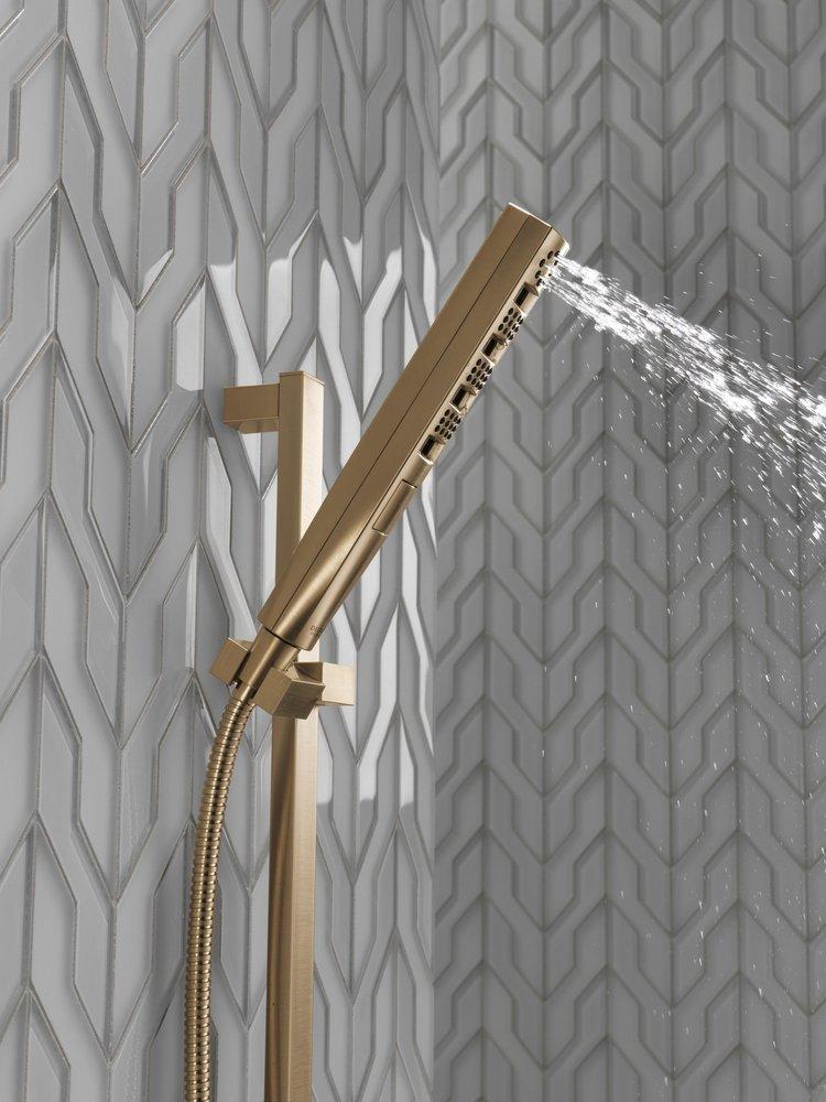 Delta Faucet Lumicoat Champagne Bronze Multi Function Hand Shower 