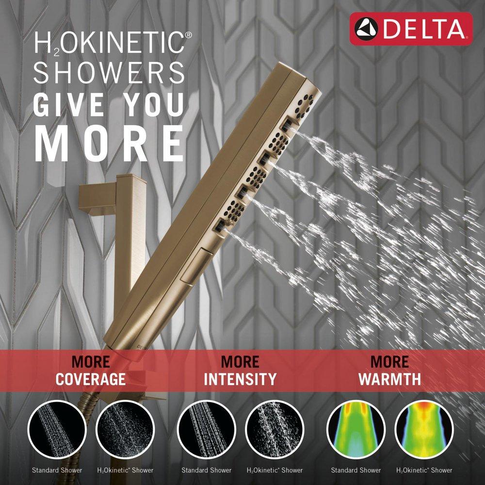 Delta Faucet Lumicoat Champagne Bronze Multi Function Hand Shower 