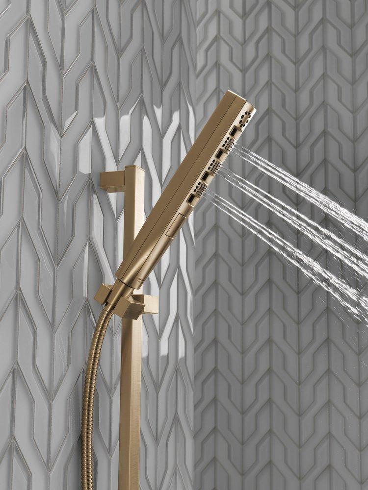 Delta Faucet Lumicoat Champagne Bronze Multi Function Hand Shower 