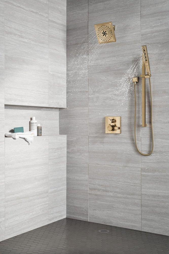 Multi Function Hand Shower in Lumicoat Champagne Bronze 