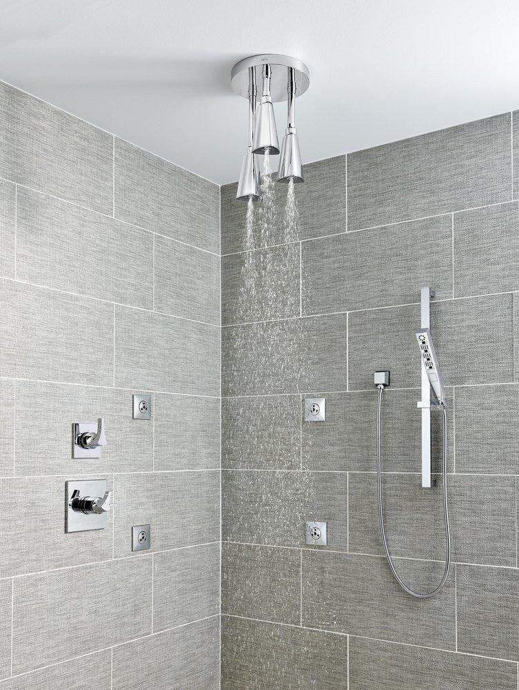 DELTA UNIVERSAL SHOWERING COMPONENTS: H2OKINETIC HAND SHOWER 1.75 GPM W/SLIDE BAR 4S 