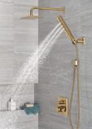 CCY 1.75 GPM 4F H/SHWR SYS W/ 82 HOSE LUMICOAT CHAMPAGNE BRONZE WALL MOUNT *H2OKINETIC 