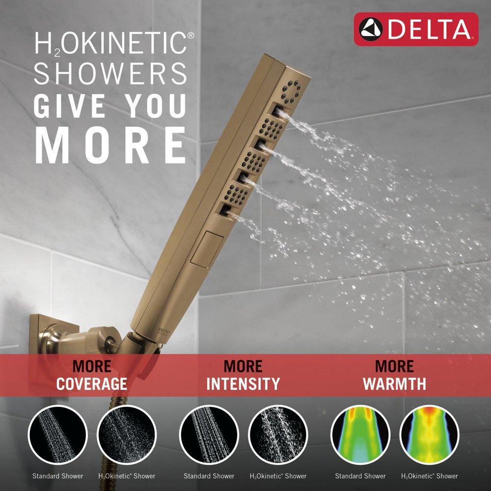 Delta Faucet Lumicoat Champagne Bronze Multi Function Hand Shower 