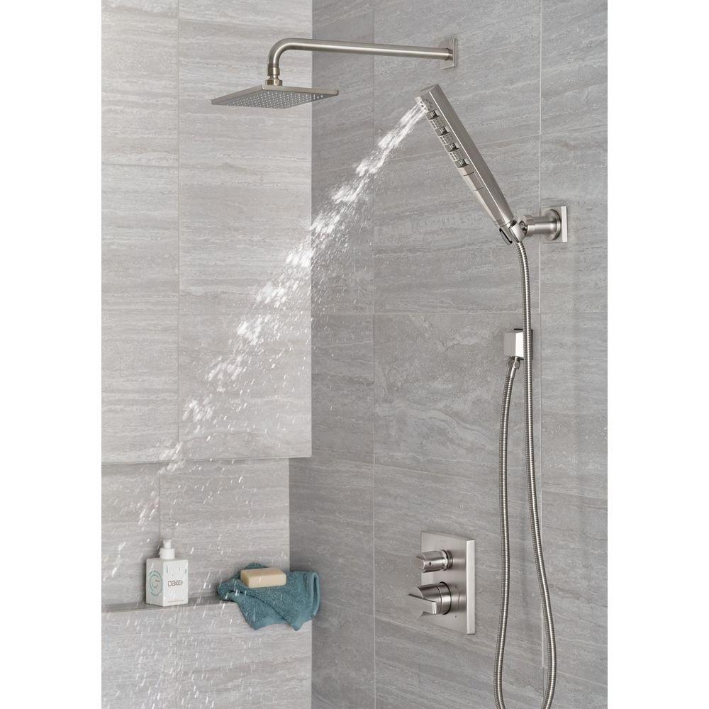 Delta Faucet Lumicoat Stainless Multi Function Hand Shower 