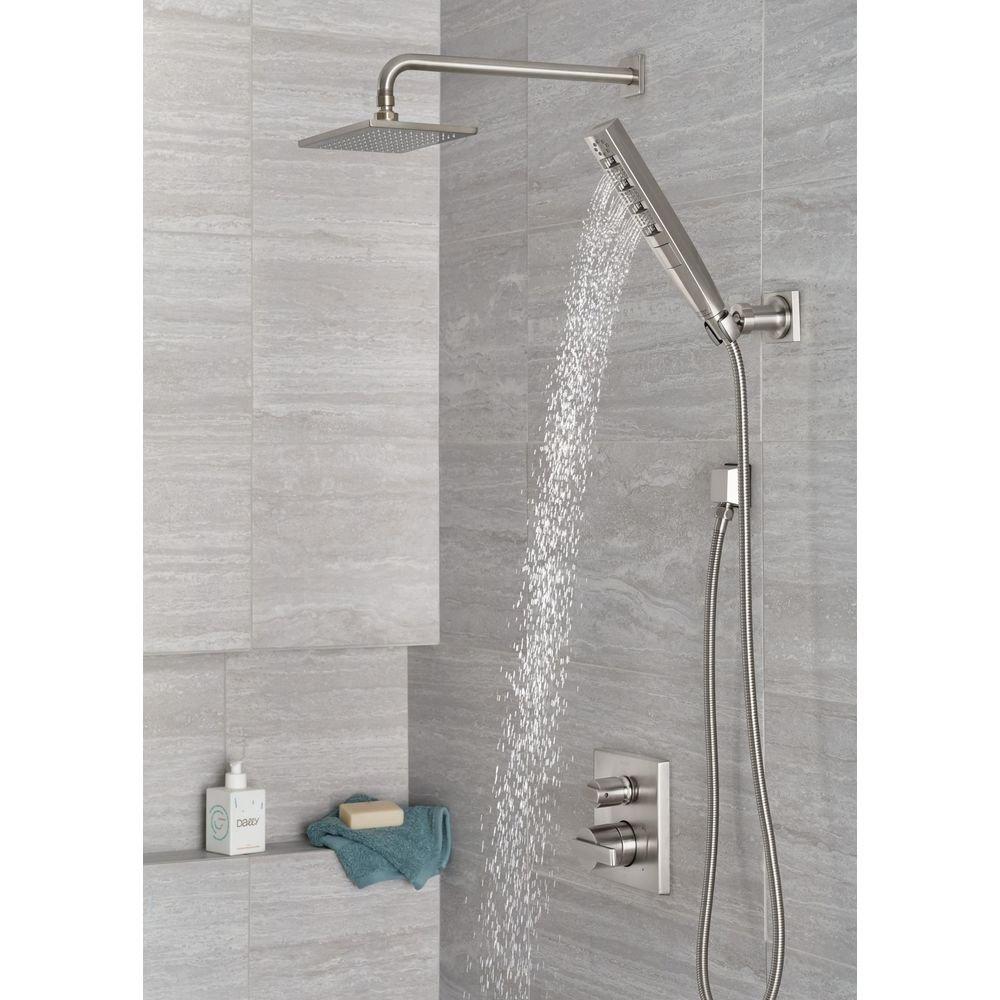Delta Faucet Lumicoat Stainless Multi Function Hand Shower 