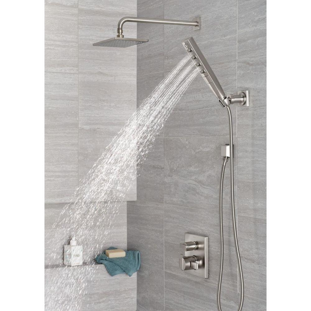Delta Faucet Lumicoat Stainless Multi Function Hand Shower 