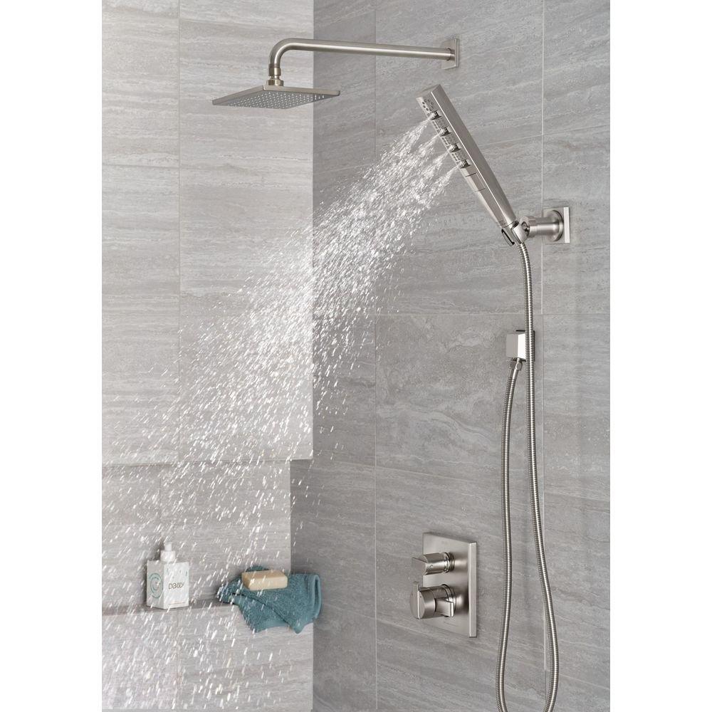 Delta Faucet Lumicoat Stainless Multi Function Hand Shower 
