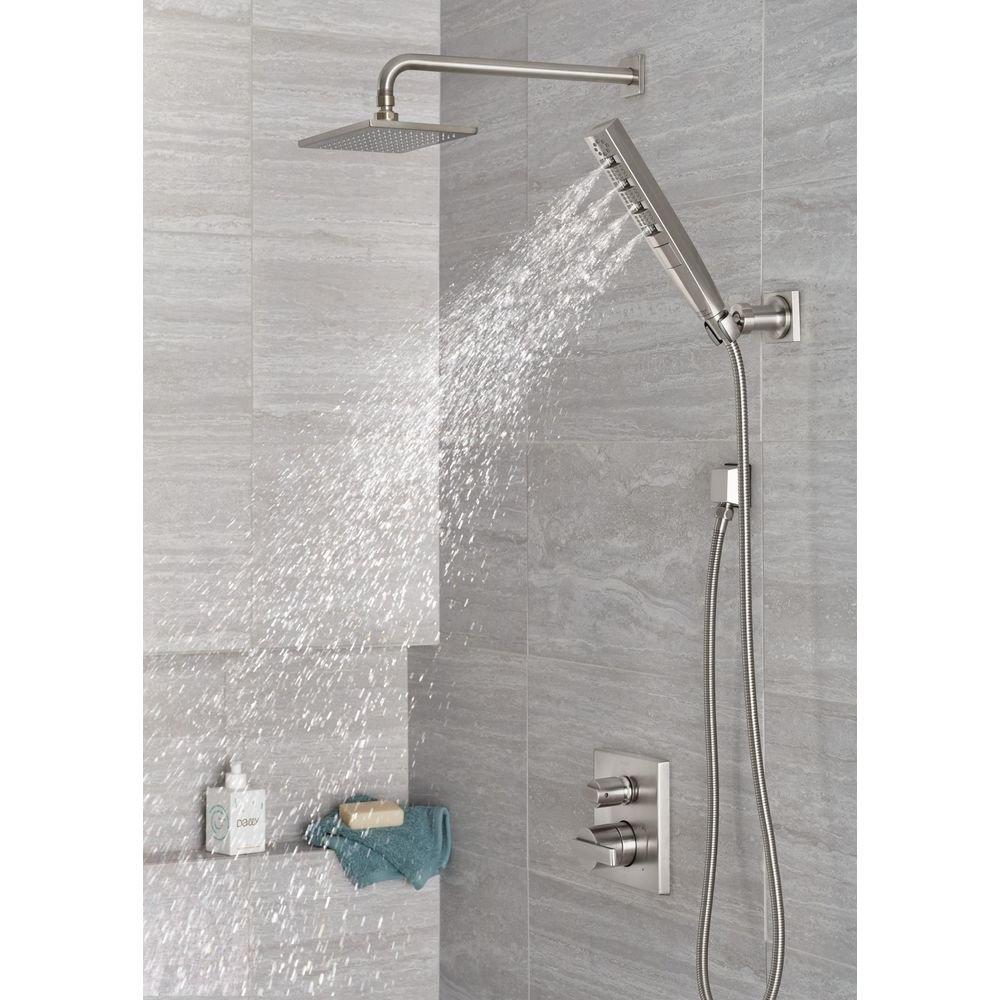 Delta Faucet Lumicoat Stainless Multi Function Hand Shower 