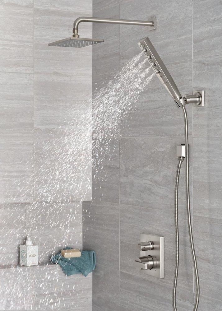 Delta Faucet Lumicoat&reg; Stainless Multi Function Hand Shower 