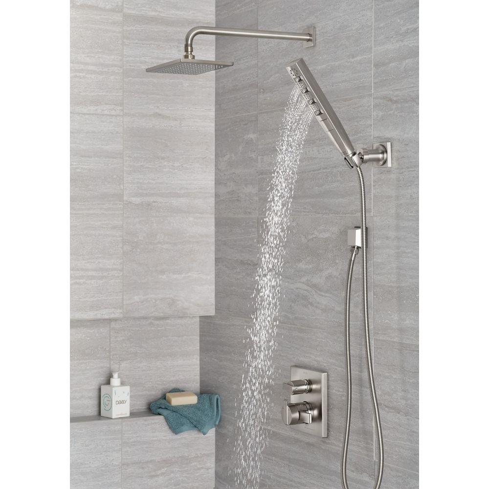 Delta Faucet Lumicoat Stainless Multi Function Hand Shower 