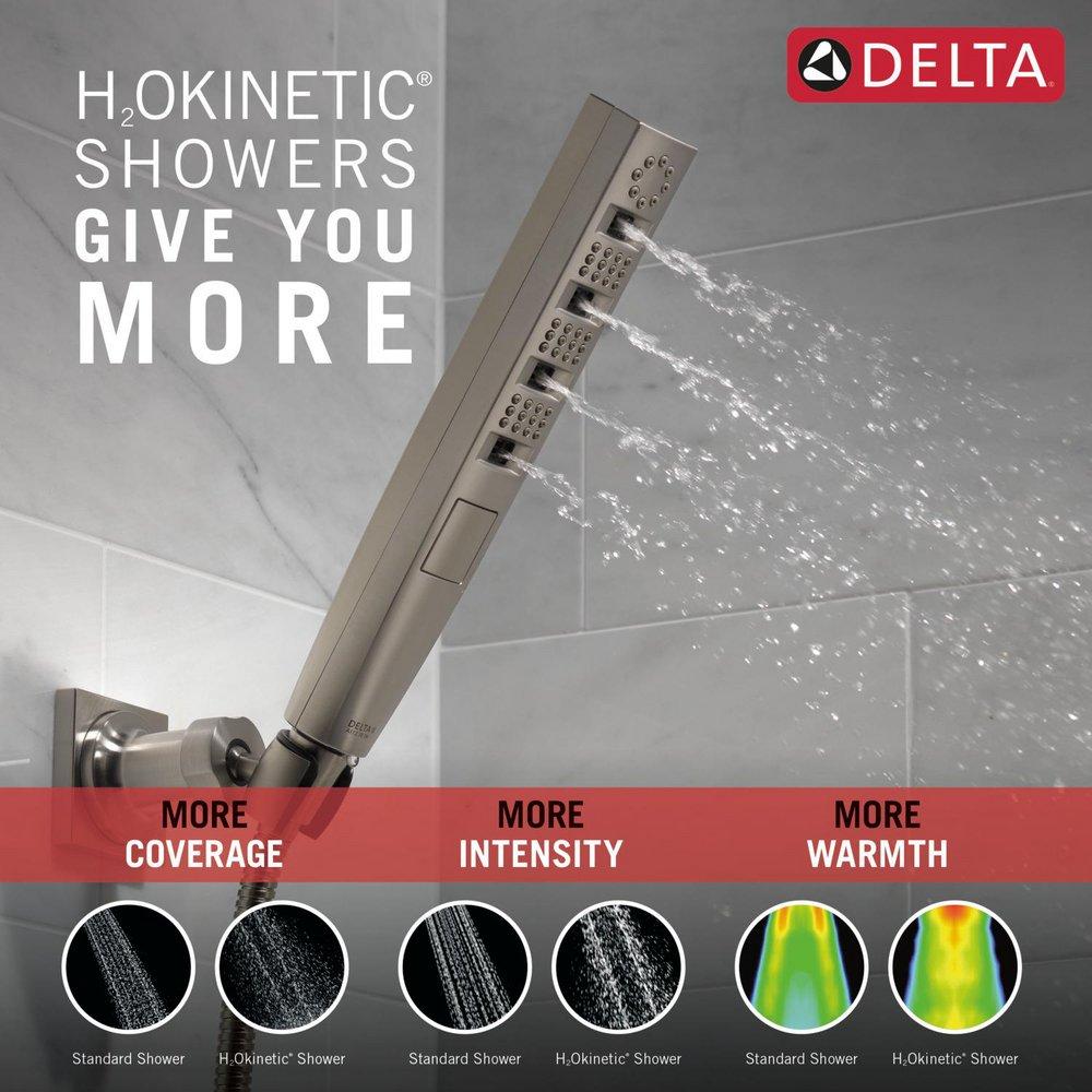 Delta Faucet Lumicoat Stainless Multi Function Hand Shower 