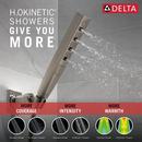 Delta Faucet Lumicoat Stainless Multi Function Hand Shower 