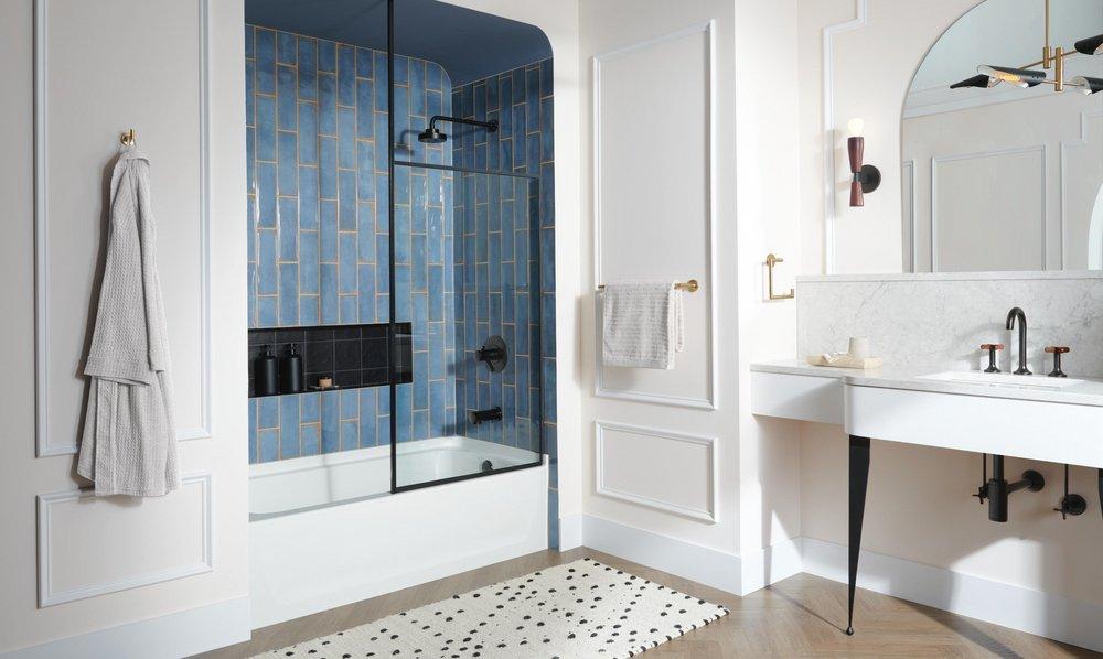 Brizo Matte Black 1/2 x 3/8 in. Supply Kit 