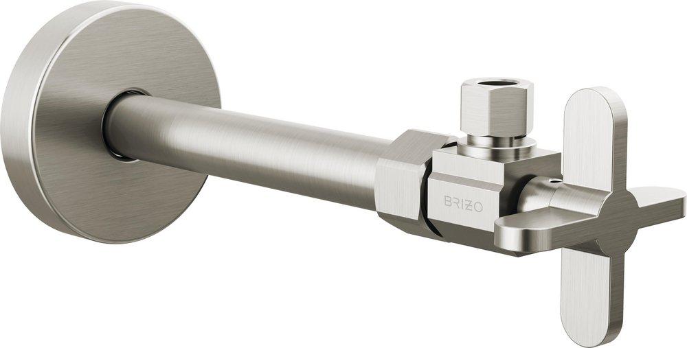 Brizo Brilliance&reg; Brushed Nickel 1/2 x 3/8 in. Supply Kit 