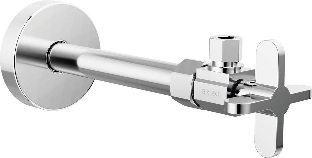 BRIZO ODIN: ANGLED SUPPLY STOP VALVE WITH CROSS HANDLE 