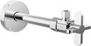 BRIZO ODIN: ANGLED SUPPLY STOP VALVE WITH CROSS HANDLE 